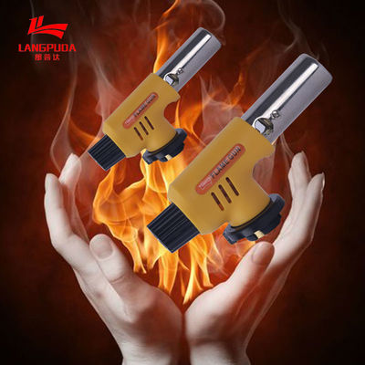 Butane Gas Flame Gun Kitchen Điều chỉnh ngọn lửa đánh lửa nhanh