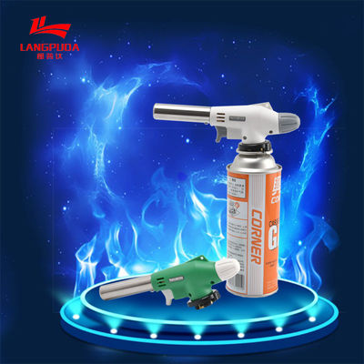 Metal Butane Flame Gun Blister Pack 1300 độ Căng suất hàn nhiệt độ