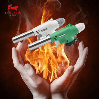 Metal Butane Flame Gun Blister Pack 1300 độ Căng suất hàn nhiệt độ
