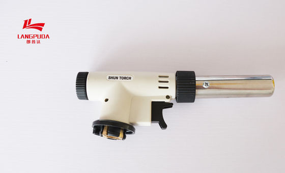 Ngọn đuốc khí Butan có thể nạp lại 18,5cm có thể điều chỉnh An toàn cho hàn