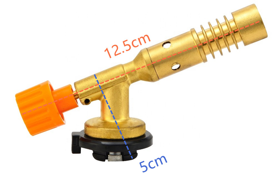 Đồng thau nhựa di động 1300C khí đốt Súng phun lửa