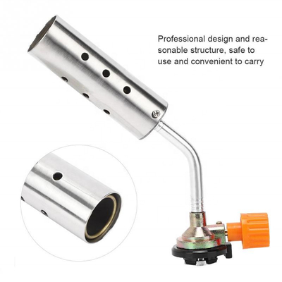 Nhà bếp Di động 1300C Đèn sưởi bằng khí đốt Súng thổi lửa Thép không gỉ